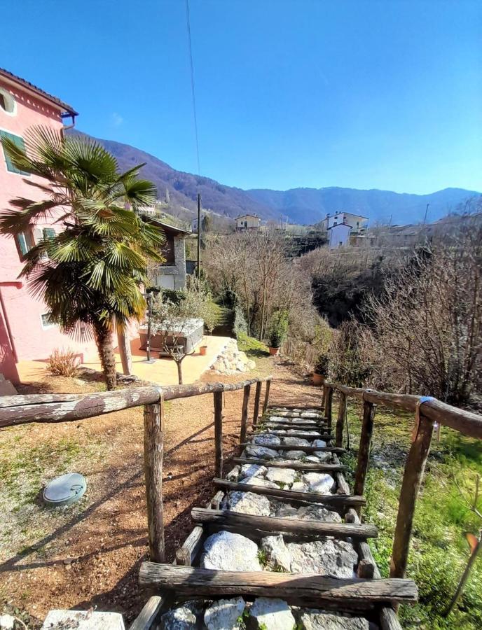 La Casa Rosa Di Segusino With Spa Jacuzzi In Garden Sequsino المظهر الخارجي الصورة
