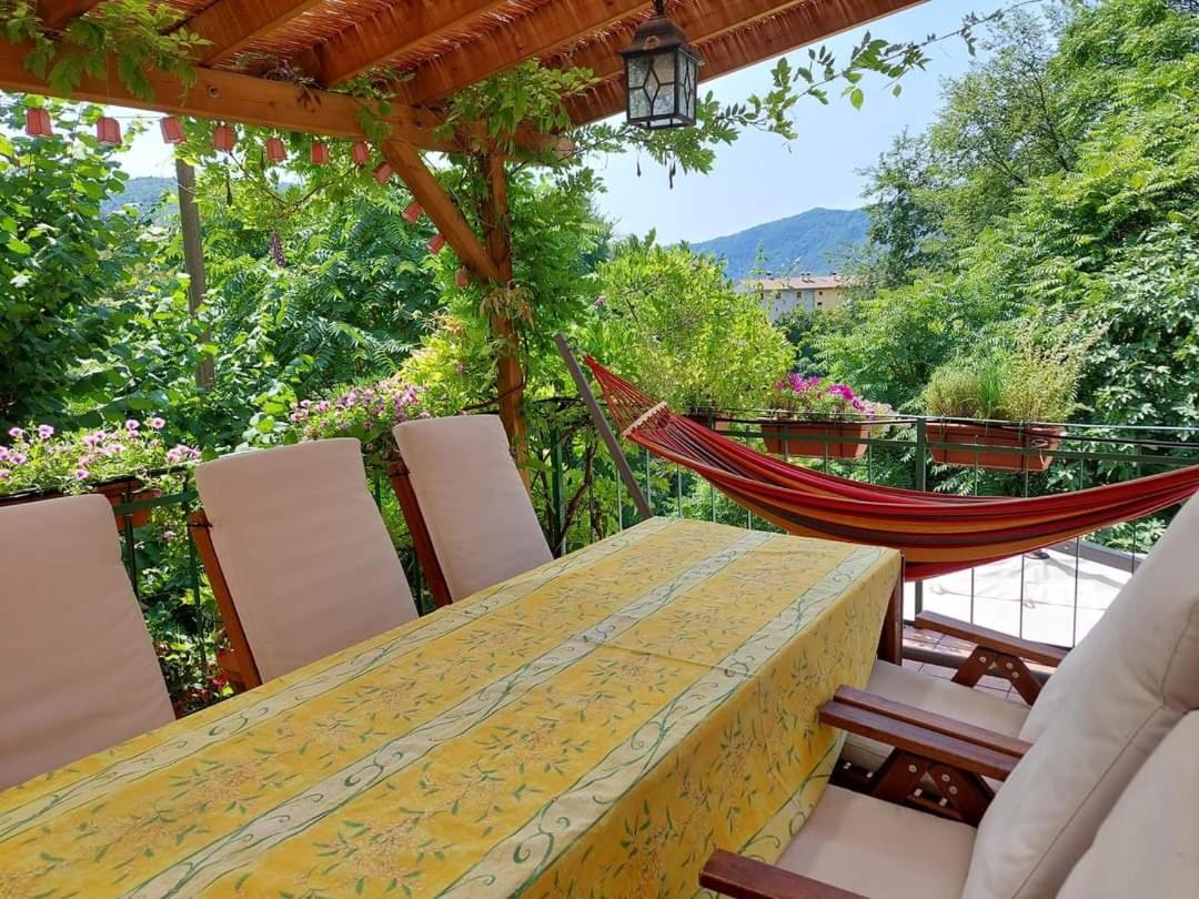 La Casa Rosa Di Segusino With Spa Jacuzzi In Garden Sequsino المظهر الخارجي الصورة